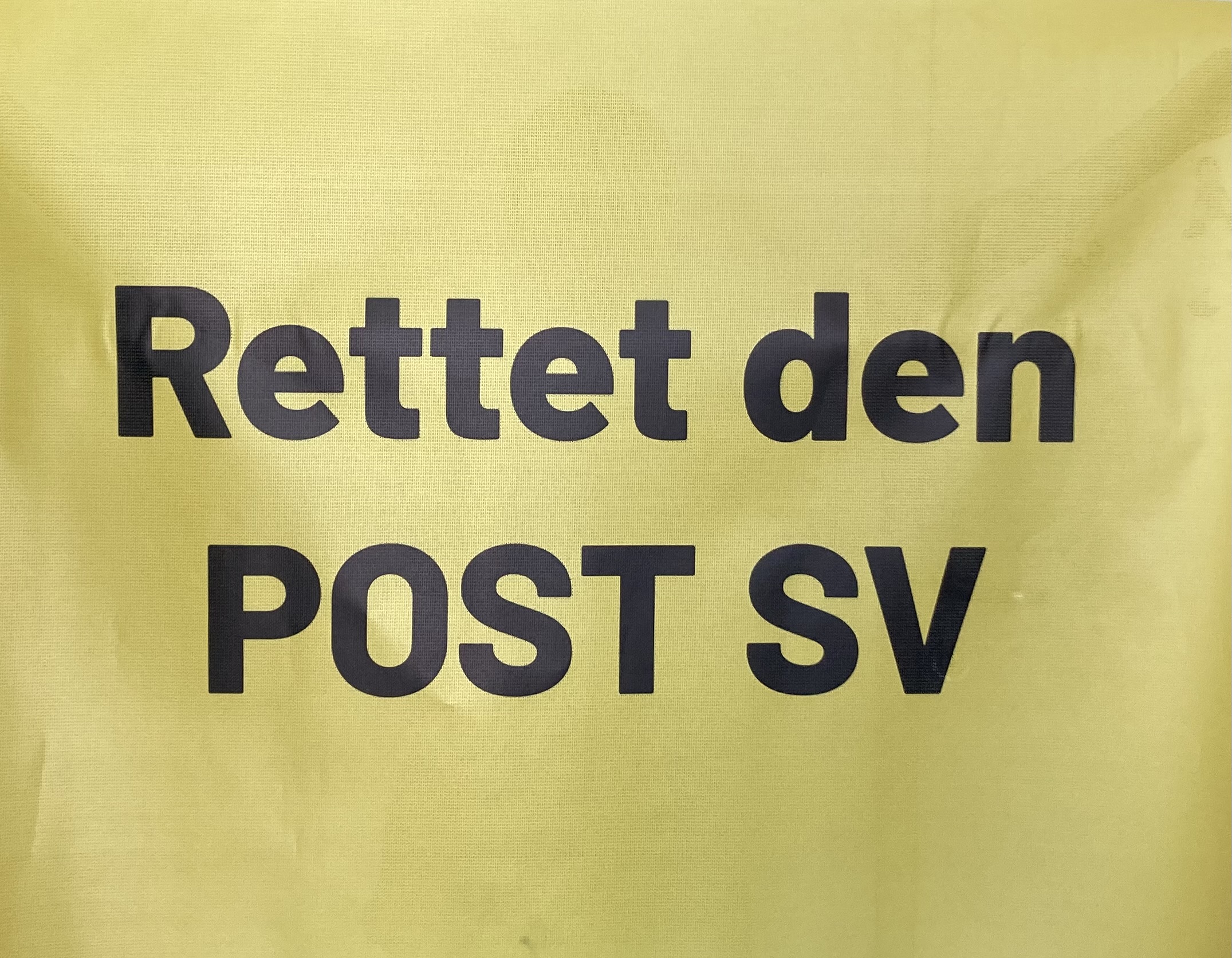 Transparent Rettet den POST SV