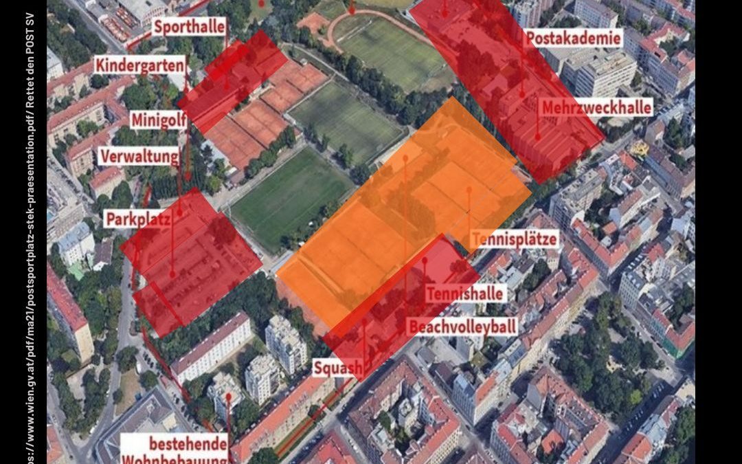 Sportstättenschutz- Gesetz schützt AUCH den gemeinnützigen POST SV