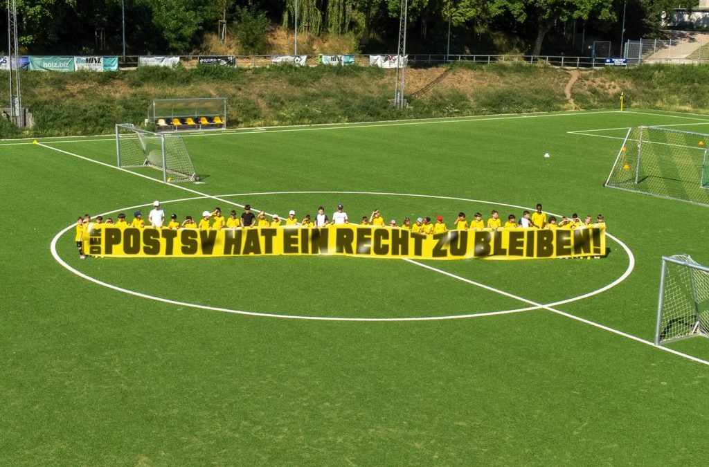 Trotz unbefristetem Vertrag des Post SV hat die Post AG ausgeschrieben